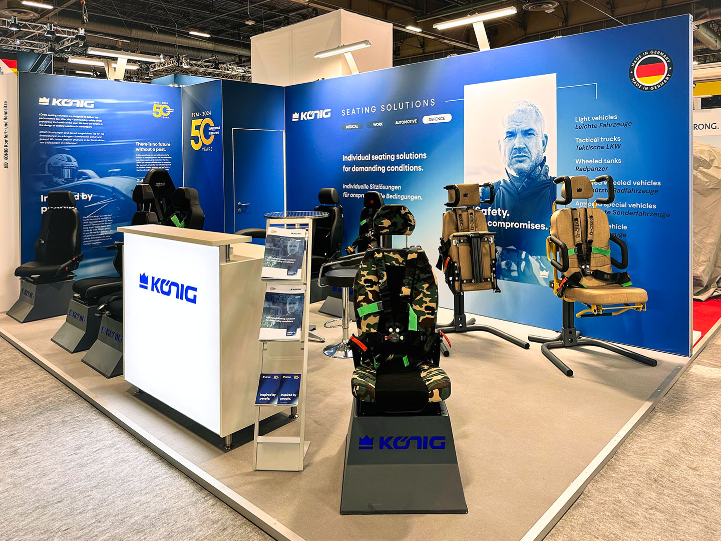 Messestand für KÖNIG Sitzlösungen