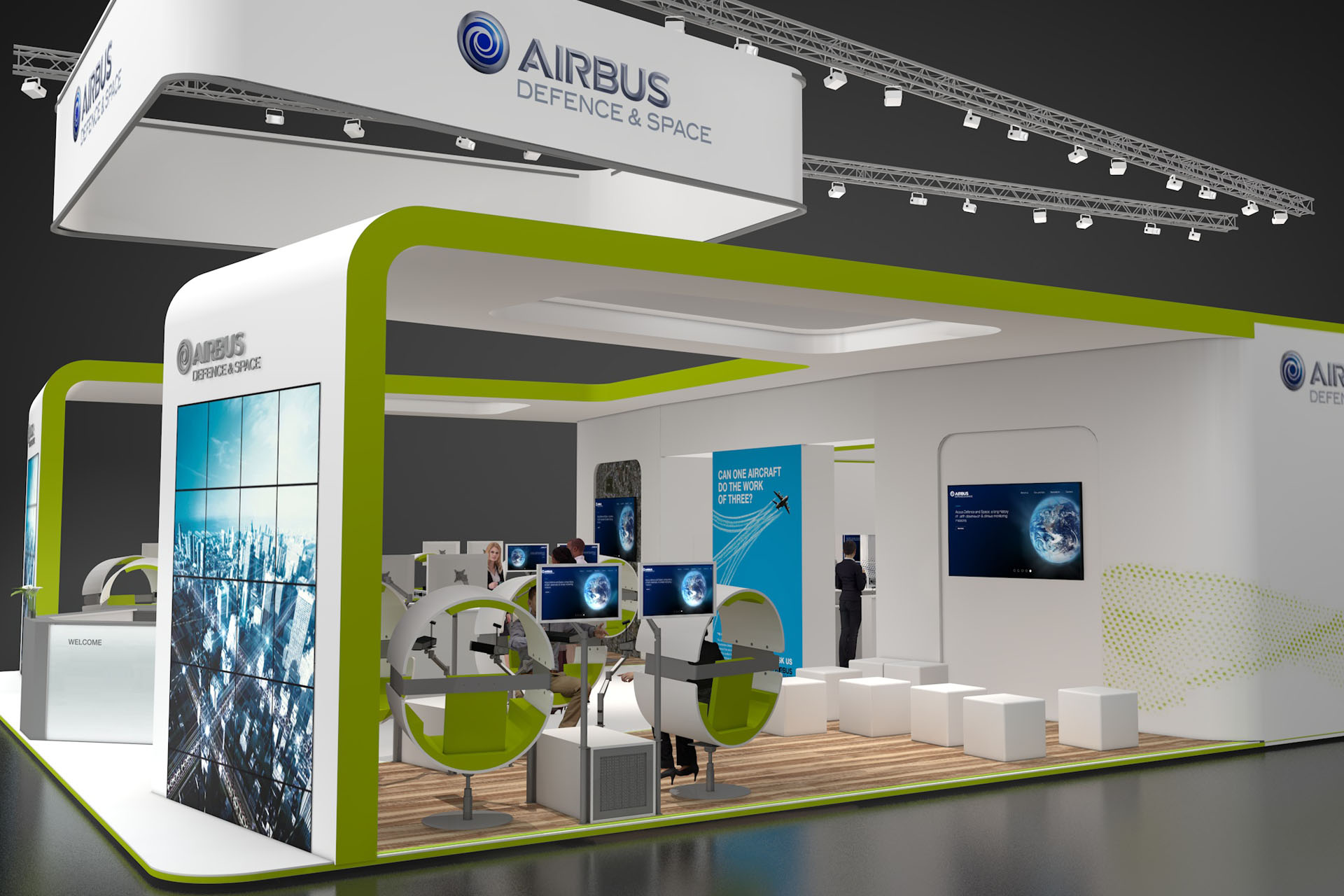 Exhibit trade show booth