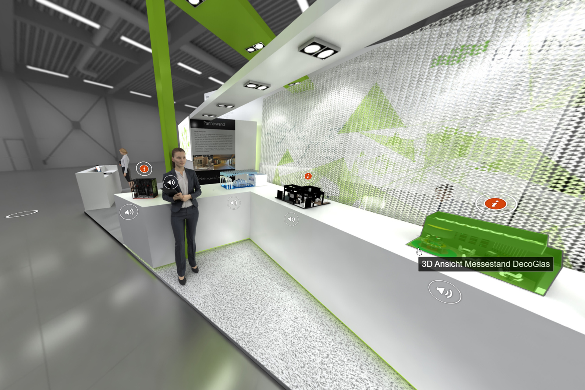 Virtual booth